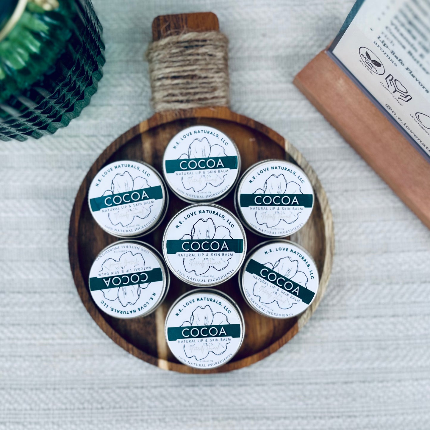 Cocoa Butter Lip Balm – All-Natural, Handcrafted Moisture