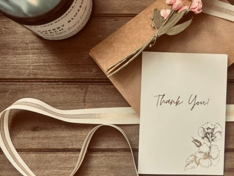 Deluxe Customizable Four-Bar Greeting Card| Gold Foil Text| Kraft Gate-Fold Cover