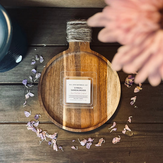 Citrus+ Sandalwood | Wax Melt Single| Coconut Apricot Soy