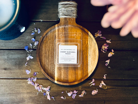 Cherry Blossom+ Peach | Wax Melt Single| Coconut Apricot Soy