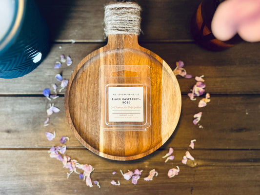 Black Raspberry + Rose | Wax Melt Single| Coconut Apricot Soy