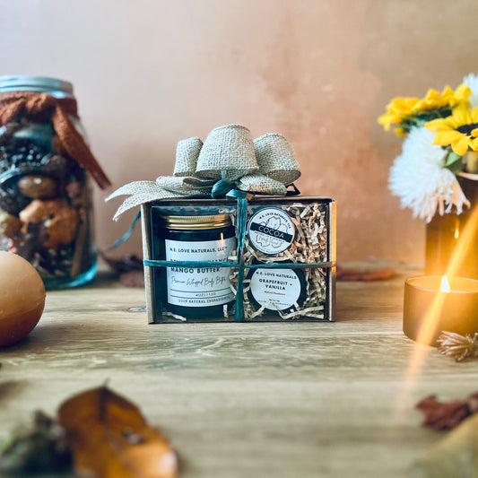 Full Glow Trio | Body Butter, Deodorant & Lip Balm