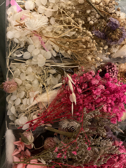 Small Botanical Gift Box Wrapping| Clear Window Box with Kraft Bottom