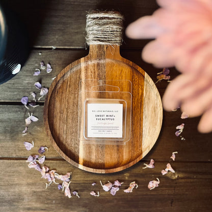Sweet Mint+ Eucalyptus | Wax Melt Single| Coconut Apricot Soy
