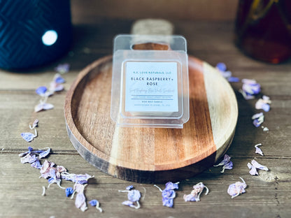 Black Raspberry + Rose | Wax Melt Single| Coconut Apricot Soy