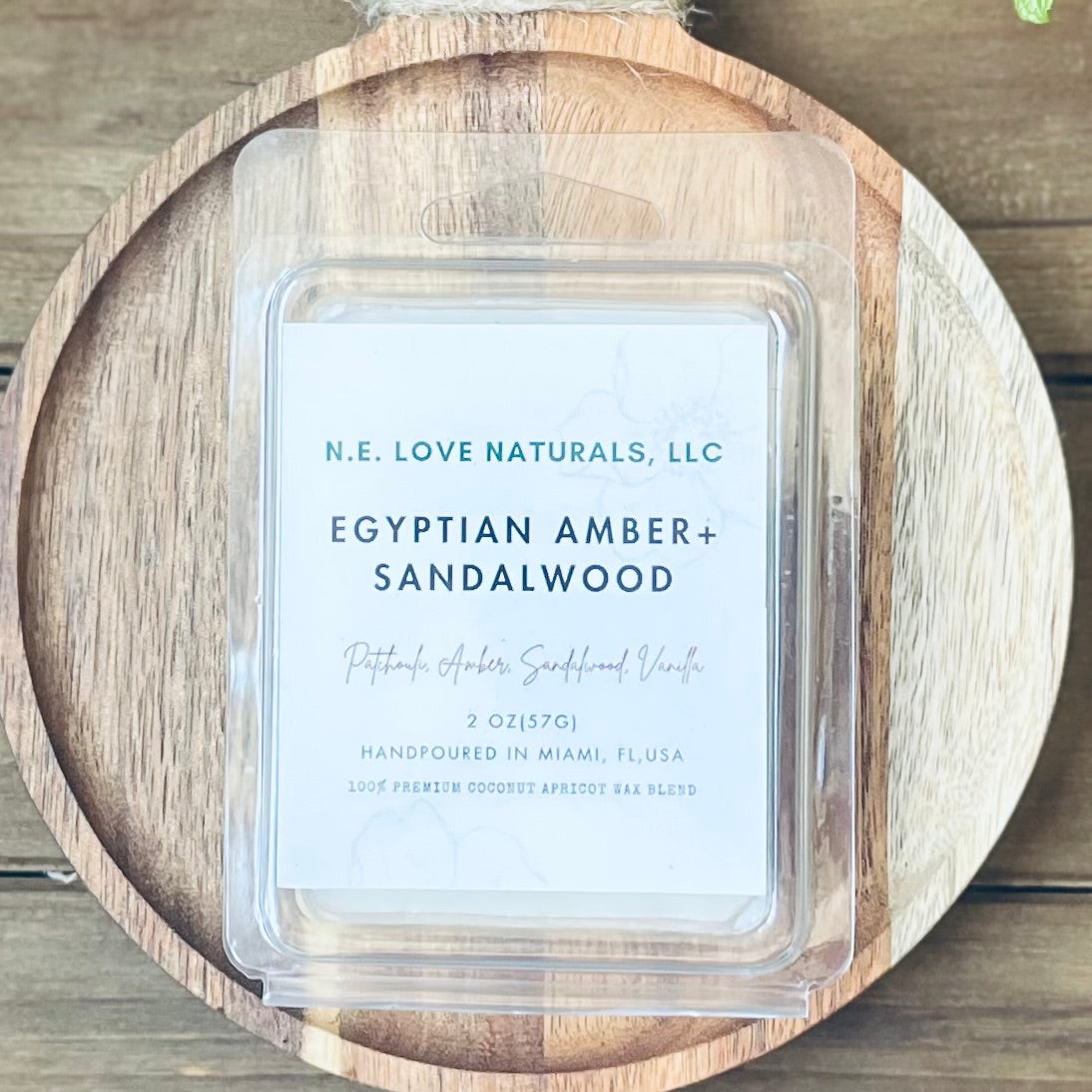 Egyptian Amber+ Sandalwood | Coconut Apricot Soy Wax Melt