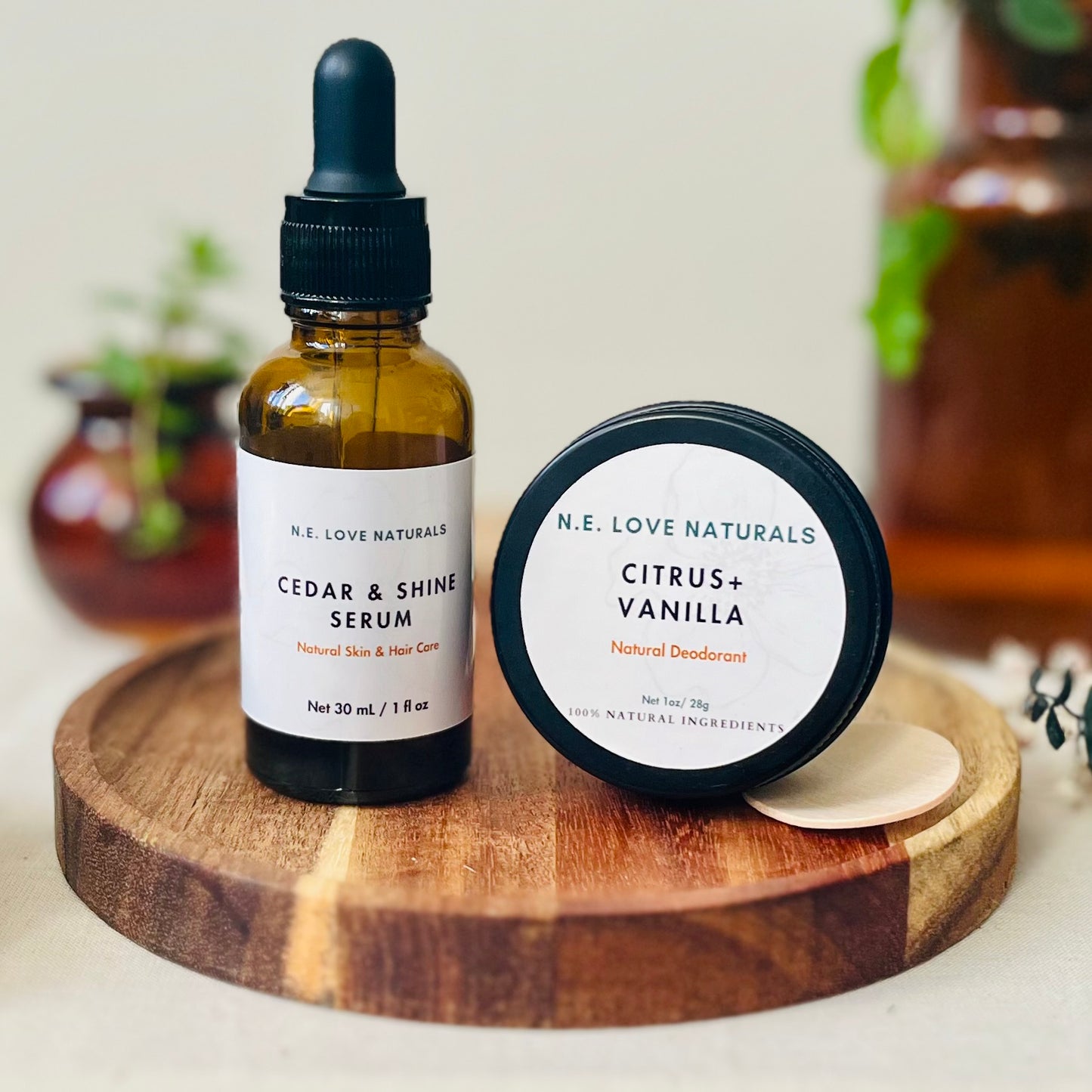 Citrus + Vanilla Deodorant | Natural| 1 oz Tin| Unisex