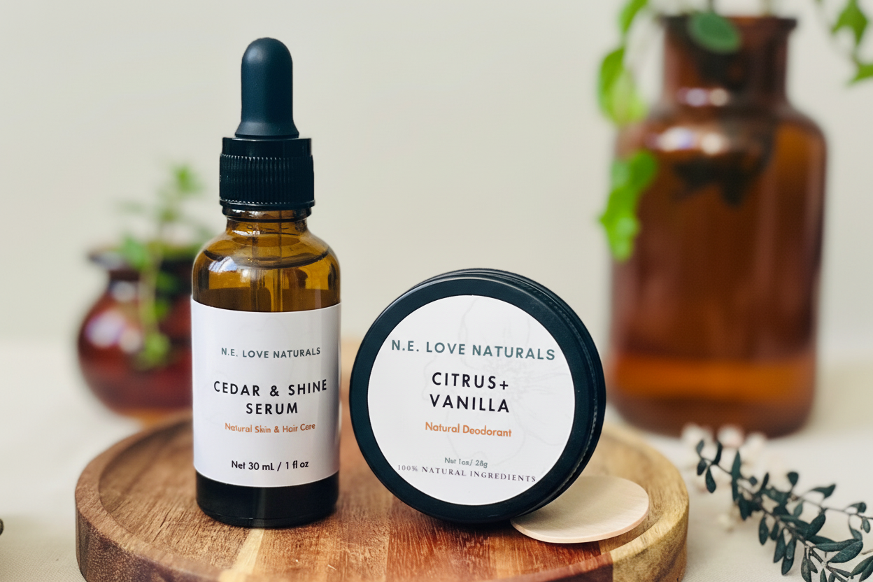 Cedar & Shine Beard Oil | Natural |Botanical Blend for Men| Amber Glass Bottle 30mL