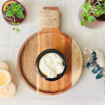 Revived Radiance Mango Body Butter | Fading Marks & Nourishing Skin | Amber Glass Jar