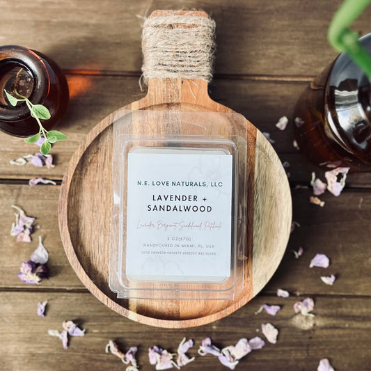 Lavender + Sandalwood | Coconut Apricot Soy Wax Melt