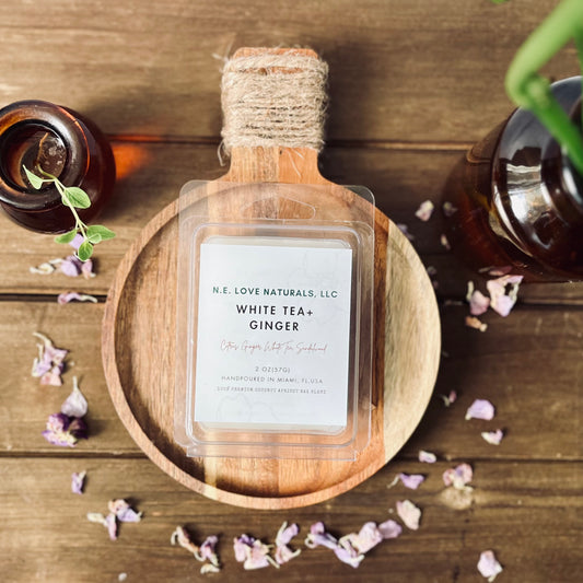 White Tea+ Ginger | Coconut Apricot Soy Scented Wax Melt